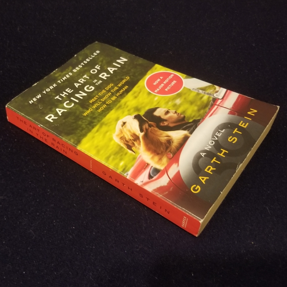 Add to order $2, Art of Racing in the Rain paperback, damaged - Picture 3 of 6